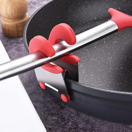 Silicone Spoon/Utensil Rest with Pot Clip